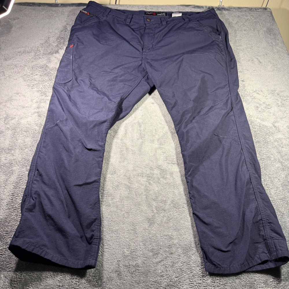 Ariat FR M5 Straight Leg Work Pants Navy Blue 46x30 Flame Resistant ARC 10.0